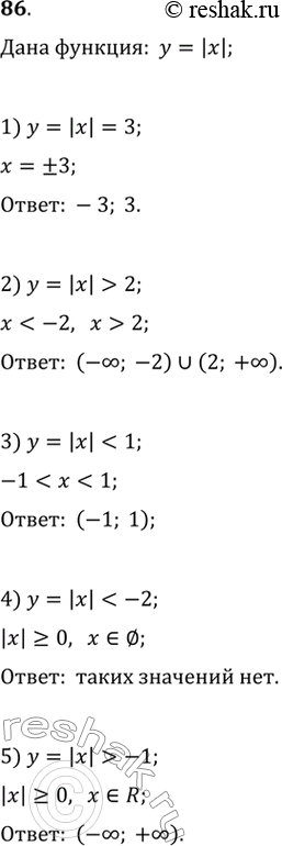  ,        = ||: 1)  3; 2)  2; 3)  1; 4)  -2; 5) ...