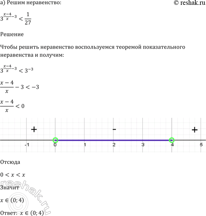  40.55) 3^((x - 4)/x - 3) < 1/27;) (8/9)^((6x - 1)/x - 1) >= 81/64;) 8^((2 - x)/x - 2) > 1/64;) (6/11)^((5x + 1)/x - 1)...