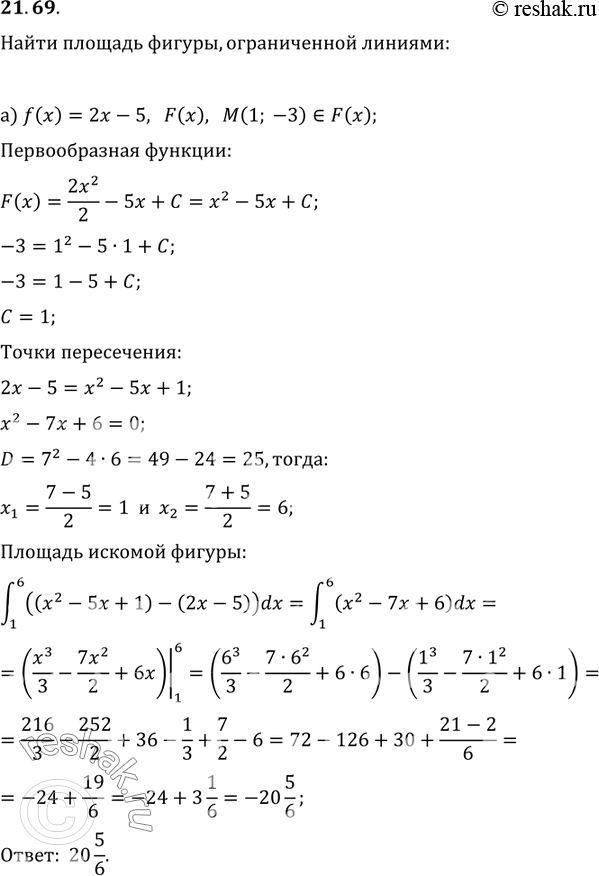  21.69. )   ,     = 2 - 5    ,    (1; -3).)	  ,...