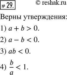  29           b (. 1.1).     ?1)  + b > 0   + b < 0	2)  - b > 0   - b <...