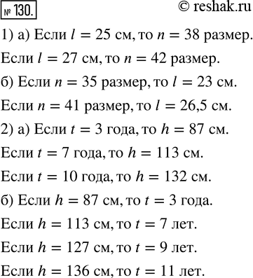  130. 1)   l ()    n.     n = f(l) :)  ,    : 25 ; 27...