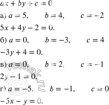  670.          , b  :)  = 5, b = 4,  = -2;	)  = , b = -3,  = 4;)  =	, b = 2,  = -1;	)  =...