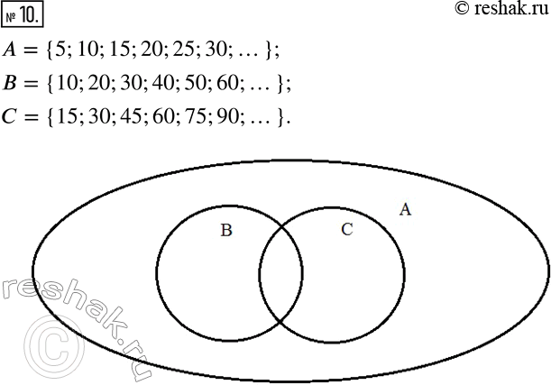  10.  A -   ,  5, B -   ,  10, C -   ,  15.   ...