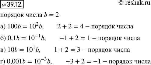  36.12. ,    b  2.   :) 100b;	) 0,1b;	) 10b;	)...