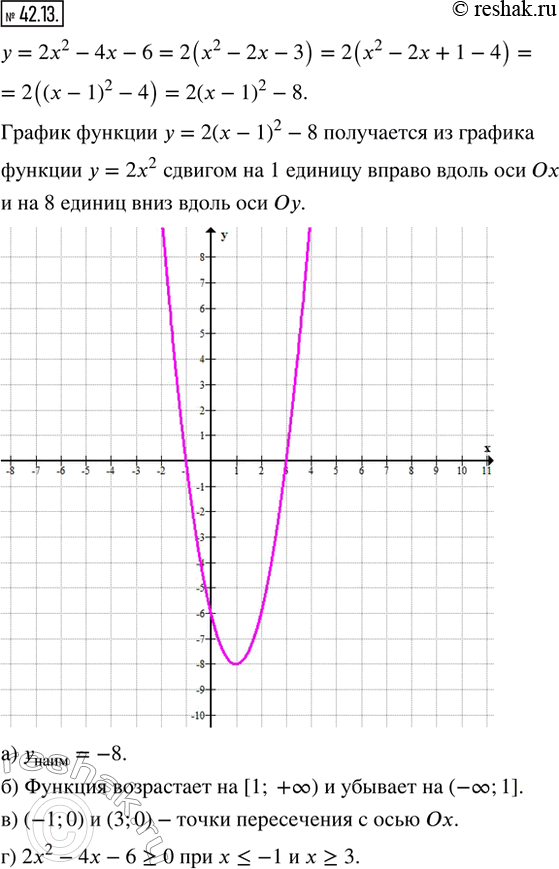  42.13.     = 2x^2 - 4 - 6.    :)   ;)     ;) ...