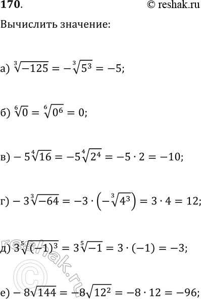  170. :) 3v-125) 6v0) -5 4v16) -3 3v-64) 3 5v(-1)^3) -8...