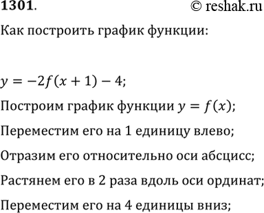  1301.     y=-2f(x+1)-4,    ...