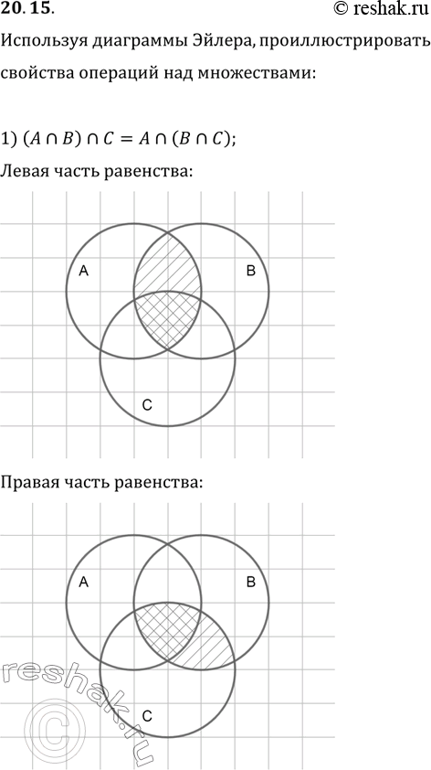  20.15.   ,     :1) (A?B)?C=A?(B?C);2)...