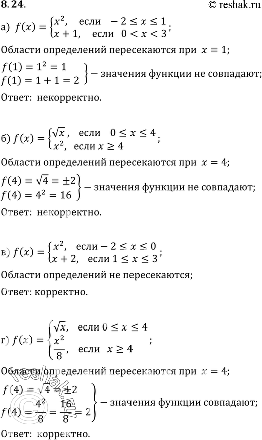  8.24.    :     = f(x), ) f(x) =  x2,...