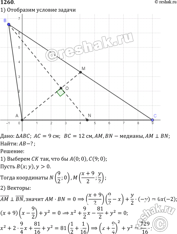    ABC  = 9 , = 12 .  AM  BN  . ...