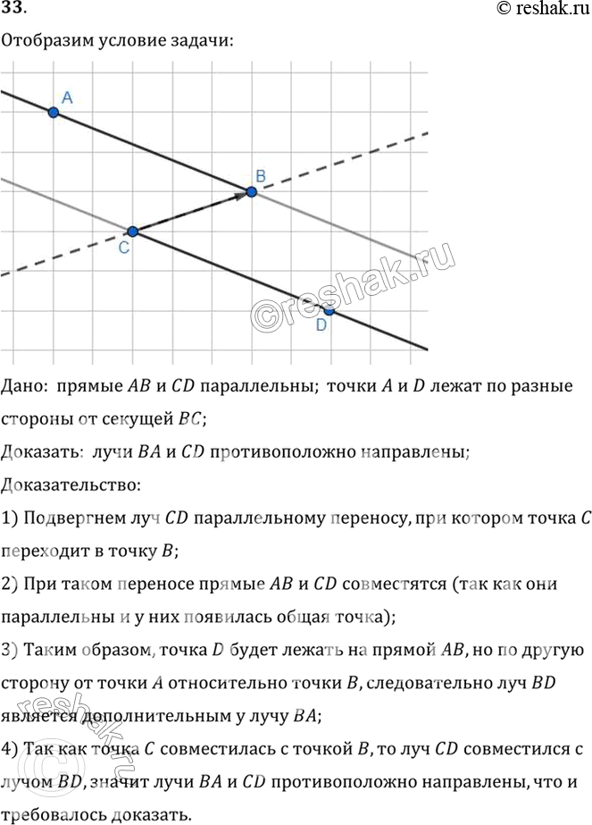  33. ,    32    CD  ,     D       .:   AB  CD ; ...