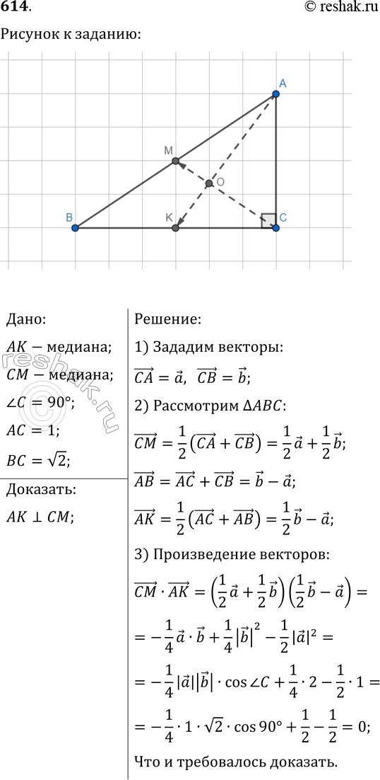  614.    ,   C=90, =1, =v2. ,      ...