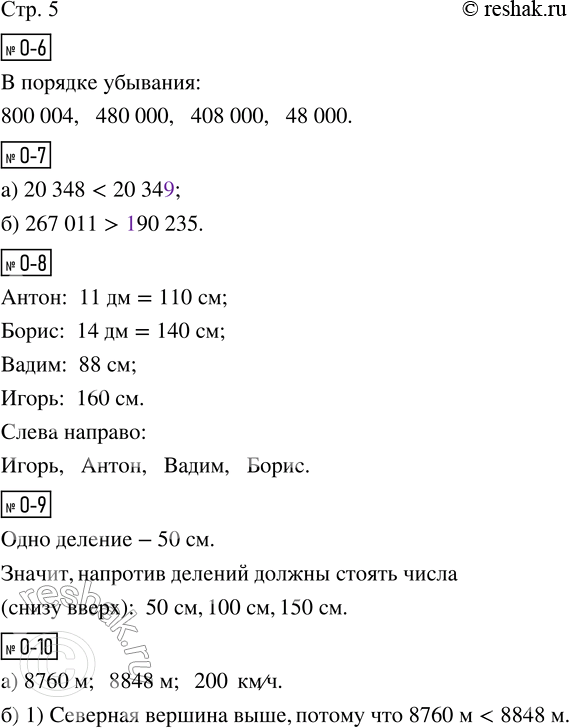  -6.      (): 480 000, 48 000, 408 000, 800 004.-7.  ,    .) 20 348 < 20 34___    )...