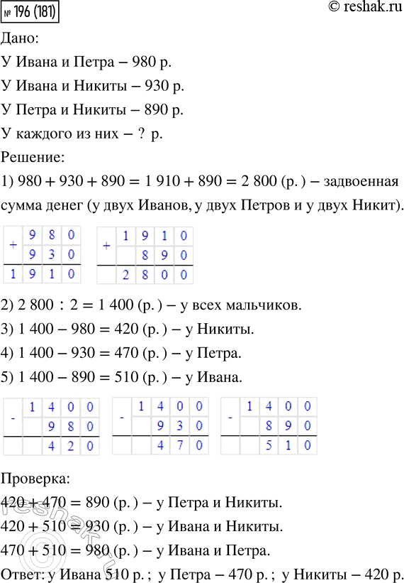  196.      980 .,      930 .,       890 .      ?  . ...