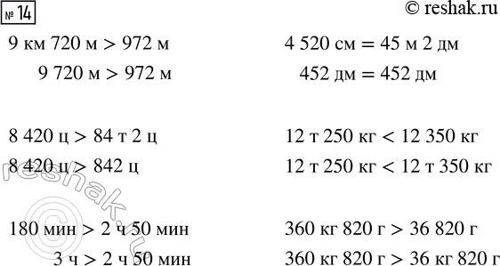  14.   . 9  720   972  8 420   84  2  180   2  50  4 520   45  2 12  250   12 350 360  820   36 820...