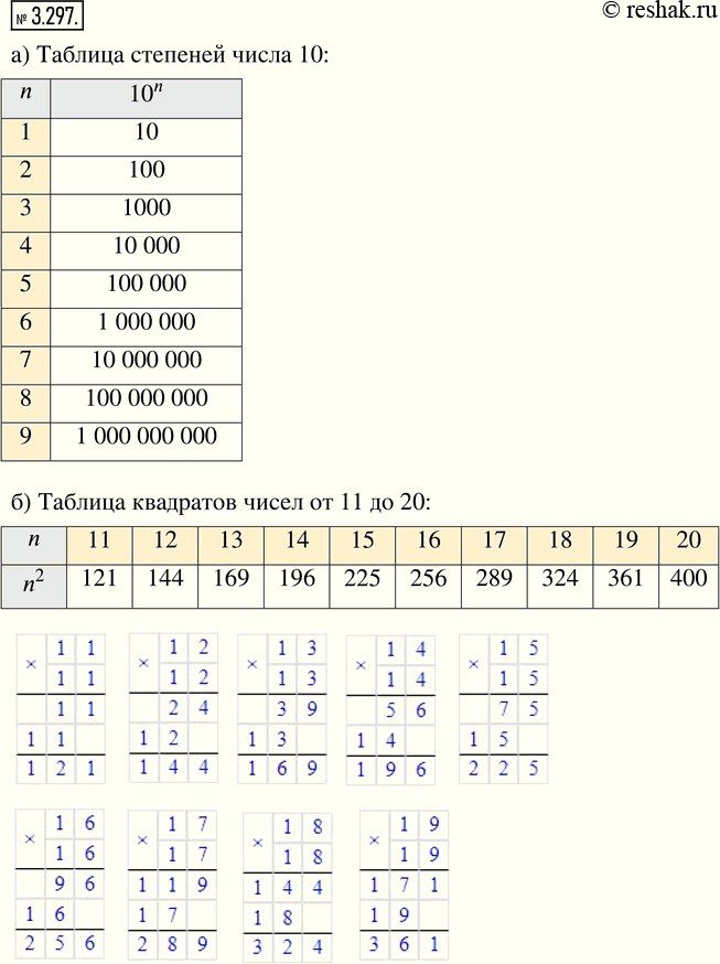  3.297. )     10    1  9.)      11 ...