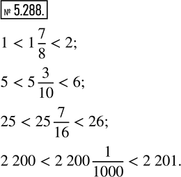  5.288.      1 7/8, 5 3/10, 25 7/16  2200 1/1000.      ?1 7/8=1+7/8 , ,...