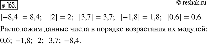  163.   -8,4; 2; 3,7; -1,8; 0,6    ...