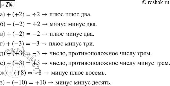  214.  - (-2)  : ,       2.        :) +(+2)=+2;   ) -(-2)=+2;  ...